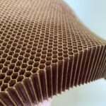 First hot formed test sample of Aramid Honeycomb Core for the F-35